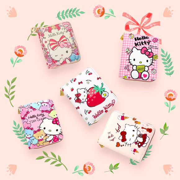 Hello Kitty Handbags - ‼️$7‼️ Hello Kitty Wallet, Credit Card Holder, Casual Coin Purse, 5 designs‼️